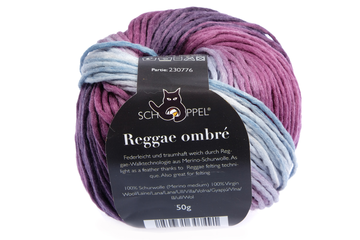Reggae ombré 1699_   Lilac Scent 100% Virgin Wool